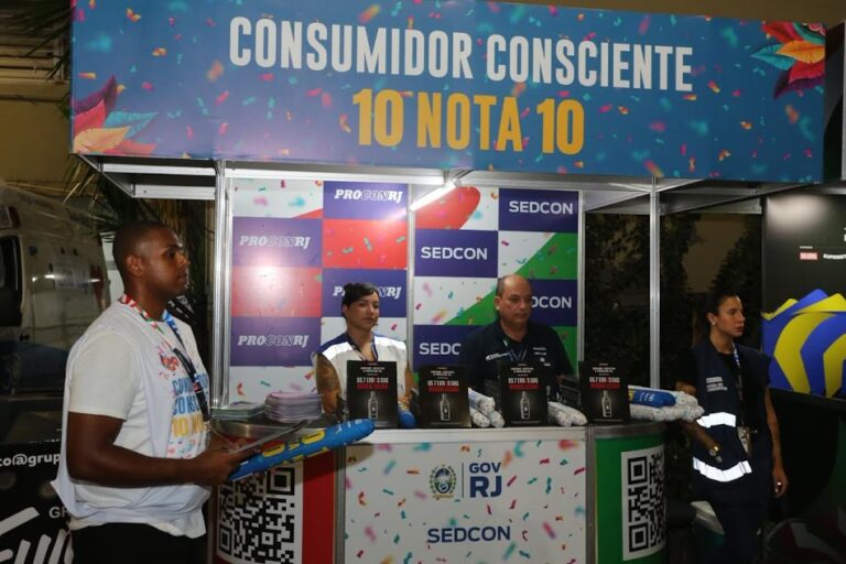 Governo do Rio realiza ação educativa do Procon no Sambódromo
